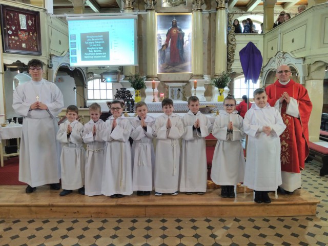 10.04.2022r. - Niedziela Palmowa i przyjęcie nowych ministrantów
