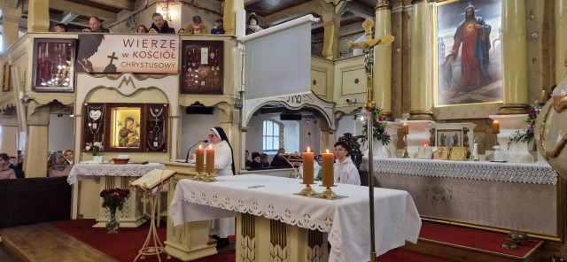 19.02.2023 - Wizyta sióstr dominikanek z DPSu w Mielżynie