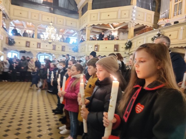 28.01.2024 r. - Poświecenie świec kandydatów do I Komunii Św.