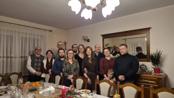 Kolędowanie rodzin z ruchu Equipe Notre Dame