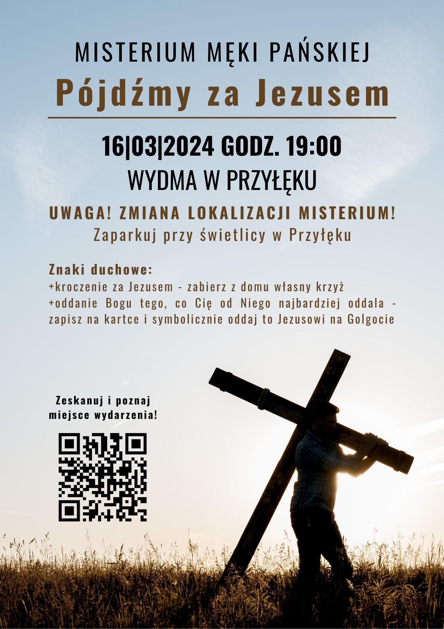 ZAPRASZAMY NA MISTERIUM MĘKI PAŃSKIEJ