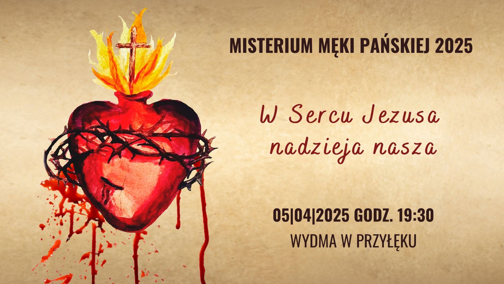 Zapraszamy na Misterium Męki Pańskiej w Przyłęku