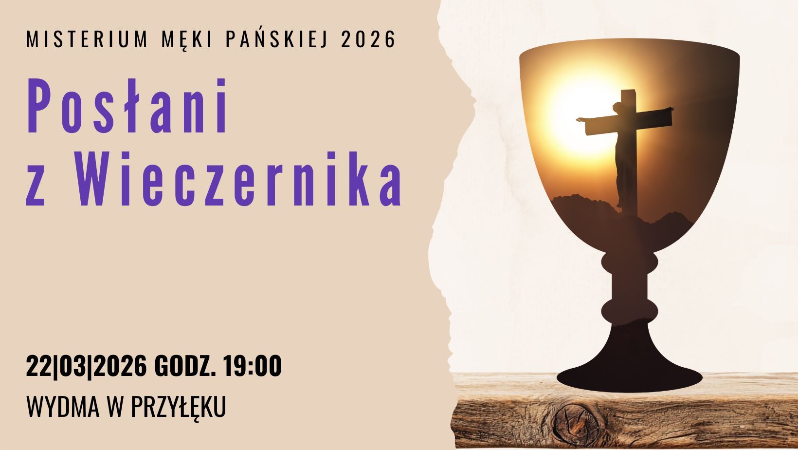 Zapraszamy na Misterium Męki Pańskiej 2026