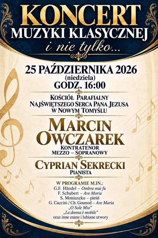 Zapraszamy na koncert muzyki klasycznej